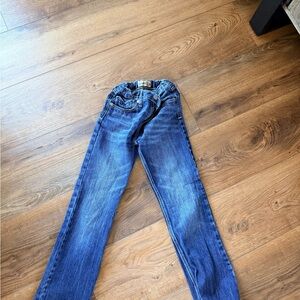 Wrangler Kids Dark Blue Straight-Leg Denim Jeans